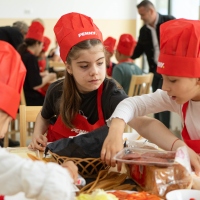 Children cooking